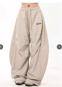 Parachute Beige Loose Baggy Pants