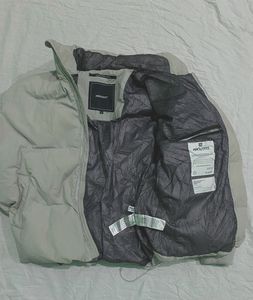 ANOUTFIT Puffer Jacket - Light Grey