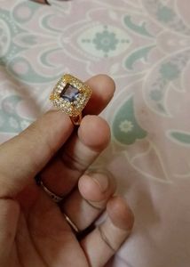 Elegant Square Stone Ring