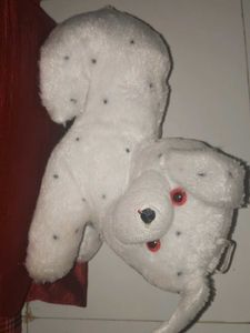 Cute White Doggy Soft Toy
