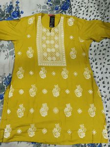 Elegant Mustard Kurta