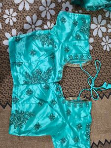 Lehenga And Choli With Net Dupatta