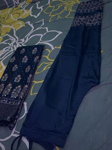 Teal Embroidered Salwar Kameez Set