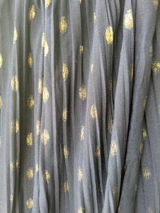 Navy &amp; Gold Pleated Pants