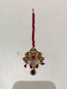 BRIDAL CHUTTI MAROON