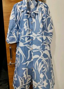 New/Unused  A Line Floral Kurta Set