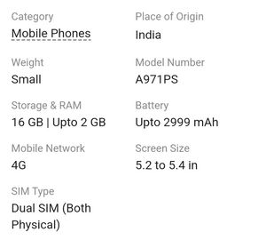 Lava Good Working Android Phone