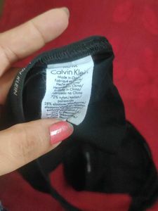 Calvin Klein Black String Bikini