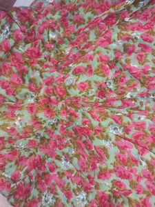 Women Printed Long Line Tie-up Shrug