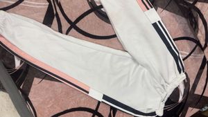 Stylish White Track Pants