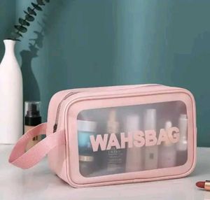 Pink Travel Cosmetic Bag