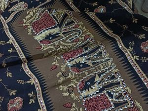 Elegant Black Sequin Work Saree (Georgette)