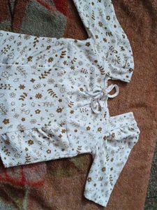 Floral Print Girls Top