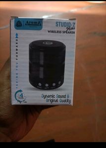 Studio 7 Mini 4 Hours Playing Time Portable BT Speaker 3 W Bluetooth Speaker (Silver, Stereo Channel)