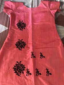 Peach New Kurta