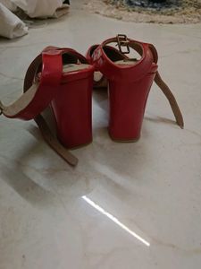 Red Pointed-Toe Heels