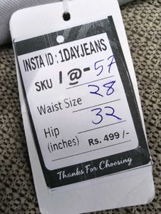 I@57 Size-28 Slim Jeans