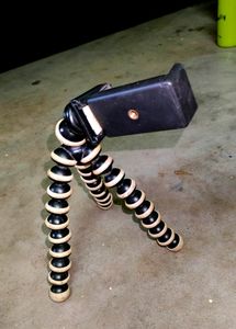 Tygot 13 inch Flexible Gorillapod Tripod with Mobile Attachment for DSLR, Action Cameras &amp; Smartphones Tripod, Tripod Kit (Black/White, Supports Up to 3000 g)