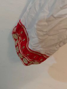 Red Embroidered Kurta