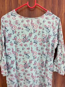 Floral Print Kurta