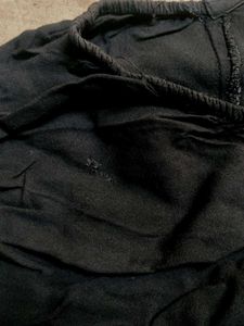 Peplum Type Mini Black Dress