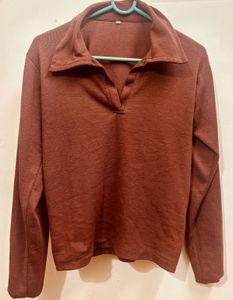 This Is A Brown Top Well-fitted 🤎