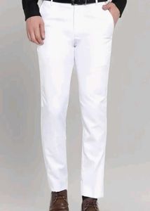 White Formal Pants