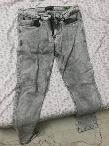 Gray Denim Jeans