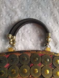 Black Embroidered Bag