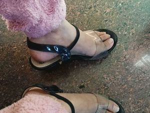 Black Butterfly Heels