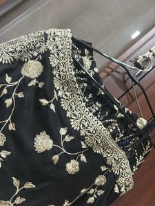 Black Embroidered Lehenga Choli