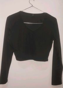 Black Flare Leg Pants