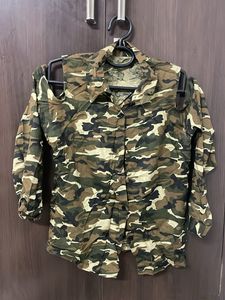 Camouflage Print Shirt