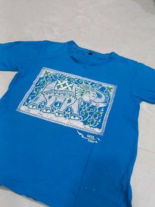 Blue Graphic T-Shirt