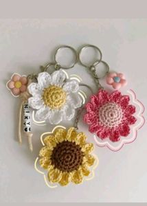 5 Crochet Keychains