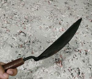Vintage Black Iron Tawa/Griddle
