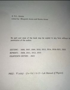 SL Arora Class 12th New Edition