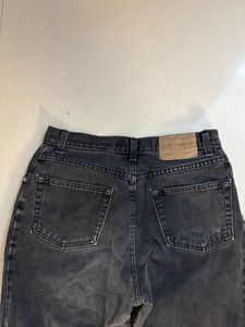 Dark Wash Denim Jeans Tapered Unisex