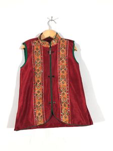Red&amp;Green Emboridered Ethnic Set(Boy’s)