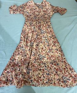 Floral Print Midi Dress