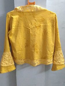 Yellow Lace Shrug