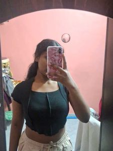 Black Crop Top