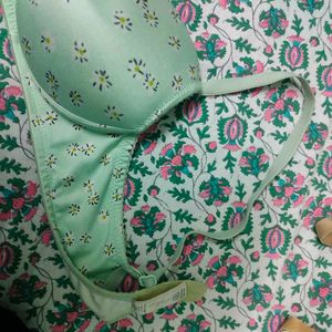 Floral Print Bra