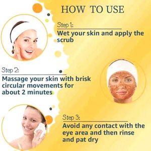Walnut scrub for Smooth Face 😍