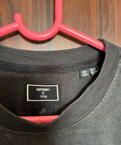 Superdry Logo Embroidered Boxy T-Shirt