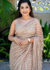 Elegant Embellished Saree