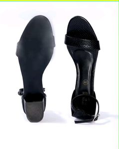 Black Heels with Ankle Loop