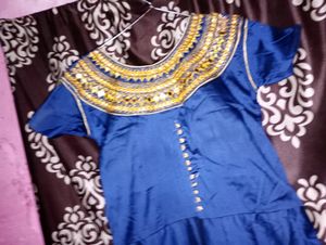 Full Set Anarkali Style Gown With Pajami&amp; Dupatta