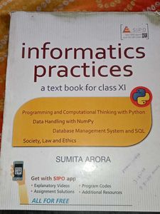 Informatics Practices (a Textbook Of Class 11th)