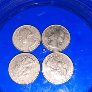 4 Quarter Dollars (Eagle) Of 1990s